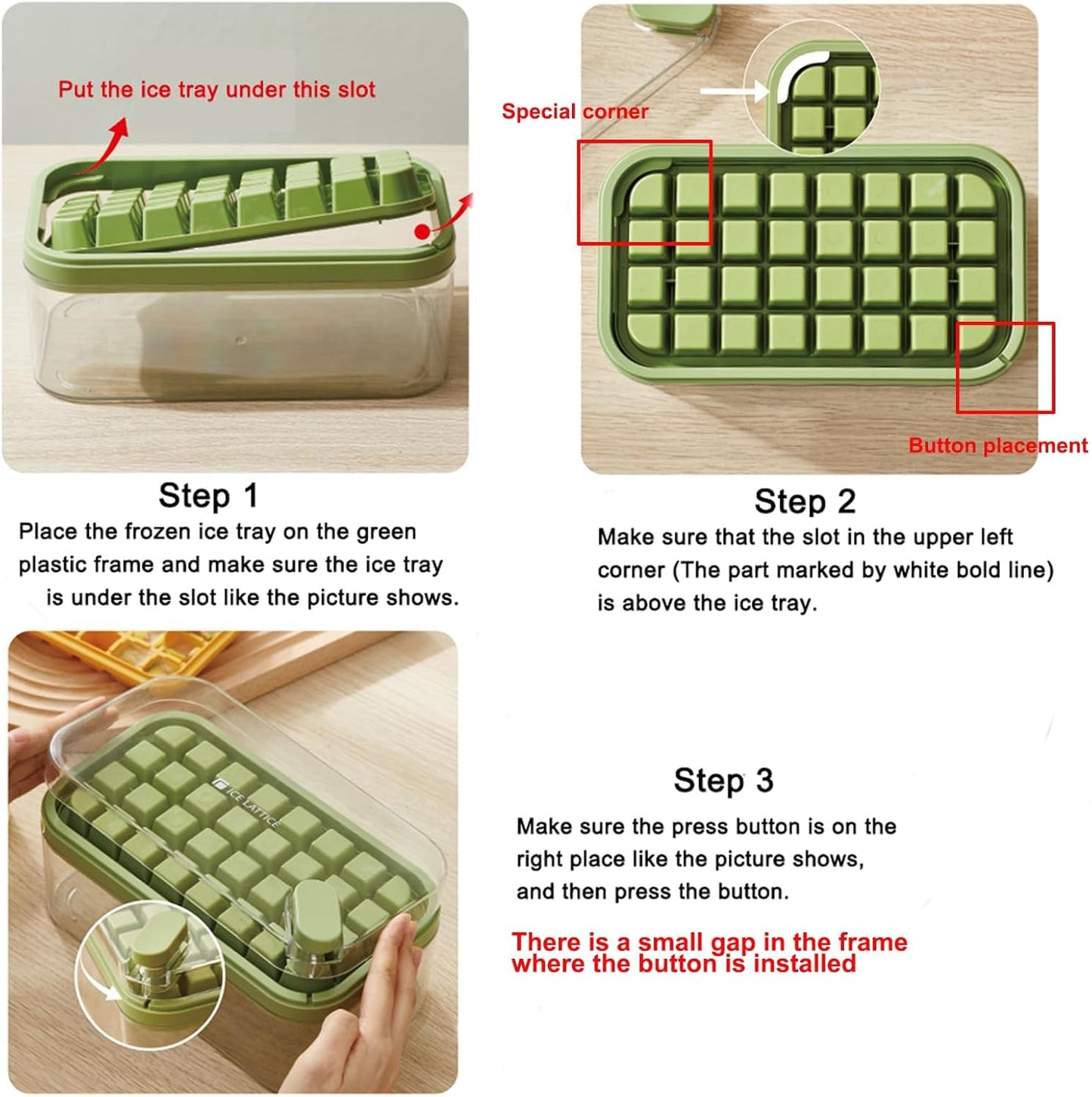 Ice Cube Tray with Lid and Bin | Limited stocks available