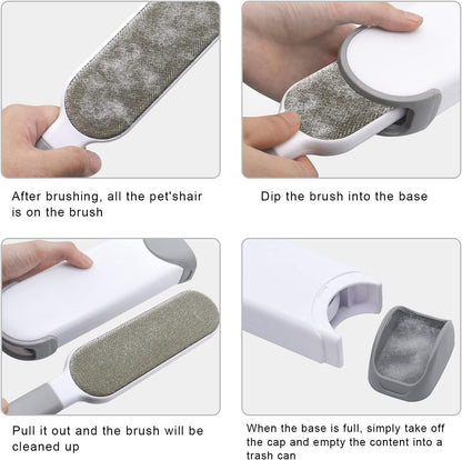 Pet Hair Remover Brush, Dog Hair Remover for Clothes - lint Remover Brush, Lint Brush Pet Hair Remover for Dogs, Cats & Puppies