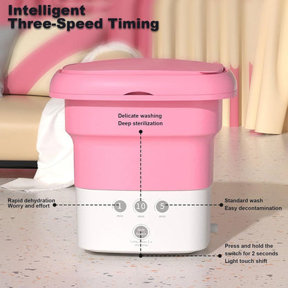 Portable Washing Machine with Dryer Bucket Washing