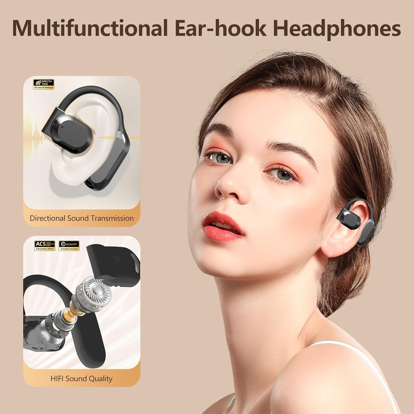 Translation Earbuds, Real-Time 3-in-1 Language Translator Device
