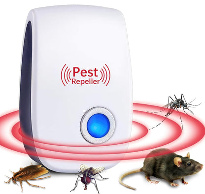 Pest Reject Advanced Ultrasonic Plug-In Pest Repeller for Indoor Insect & Rodent Control