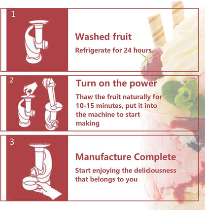 Fruit Ice Cream Maker | Delivery: 2 to 3 business days | Limited stocks available | Hurry before Sold Out