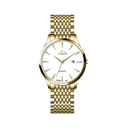 Arrow Men’s Analog Display | Stainless Steel Strap | With Color Variations (5901)-KYAMSTORE