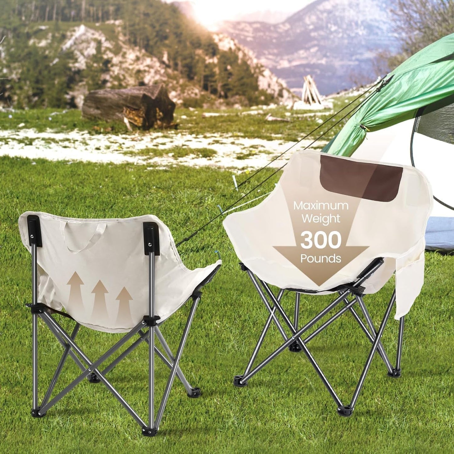 Camping Chairs, Folding Chair for Outdoor