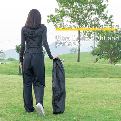 Portable Folding Camping Chair with High Back Upholstered Side Pocket Headrest