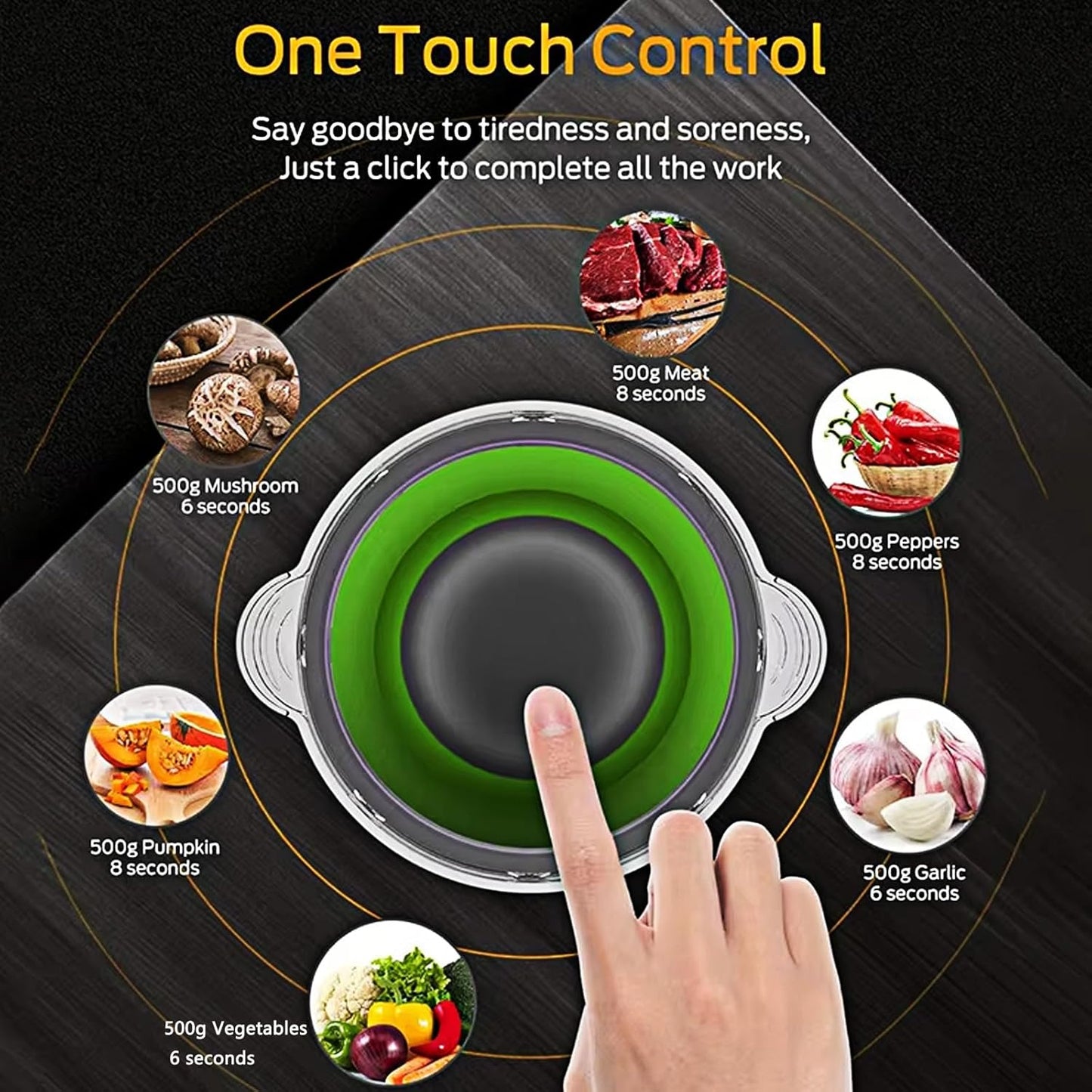 Food Processor 250W Electric Meat Grinder