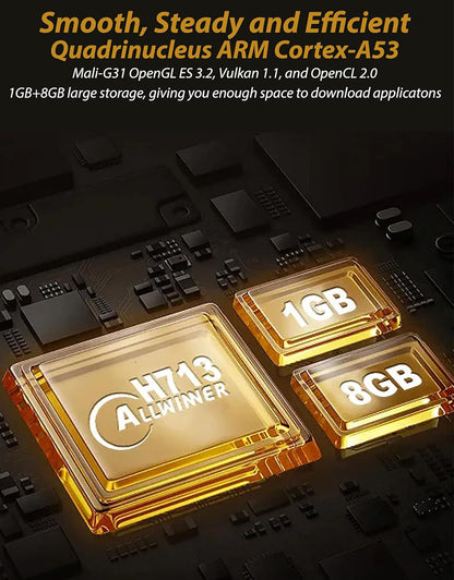 Portable Mini Cinema Rechargeable 4K Projector | 50000 Lumens | 150 Inches Screen Display