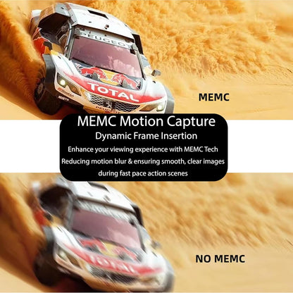 Portable Mini Cinema Rechargeable 4K Projector | 50000 Lumens | 150 Inches Screen Display