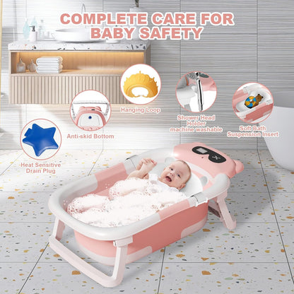 Foldable Baby Bath for Infants to Toddler | Delivery: 2 to 3 business days | Limited stocks available | Hurry before Sold Out