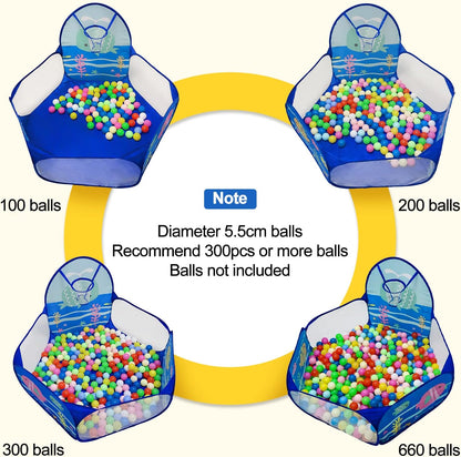 Kids Ball Pit Pop Up Children Play Tent