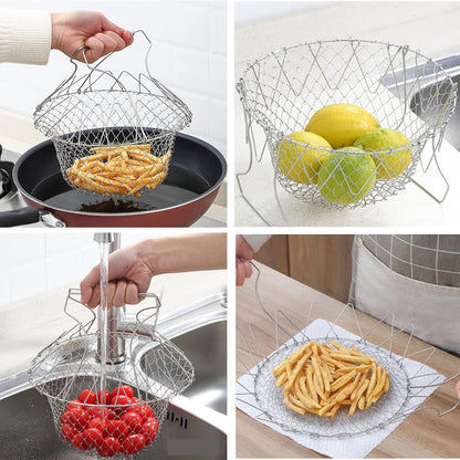 Stainless Steel Chef Fry Basket | Delivery: 2 to 3 business days | Limited stocks available | Hurry before Sold Out