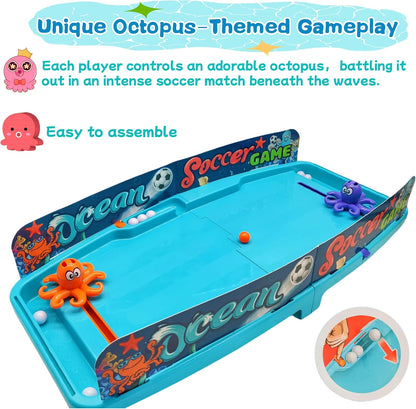 لعبة كرة القدم المصغرة على سطح المحيط