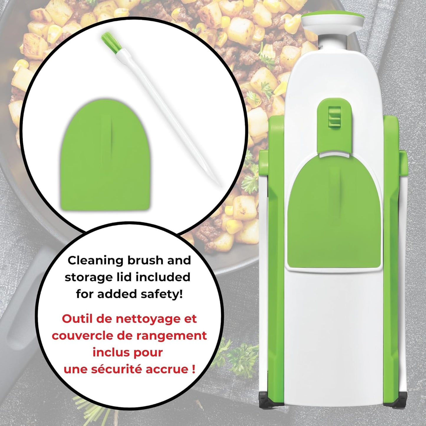Pump'N'Slice Chopper, Mandoline slicer, Vegetable slicer and cutter, Food chopper