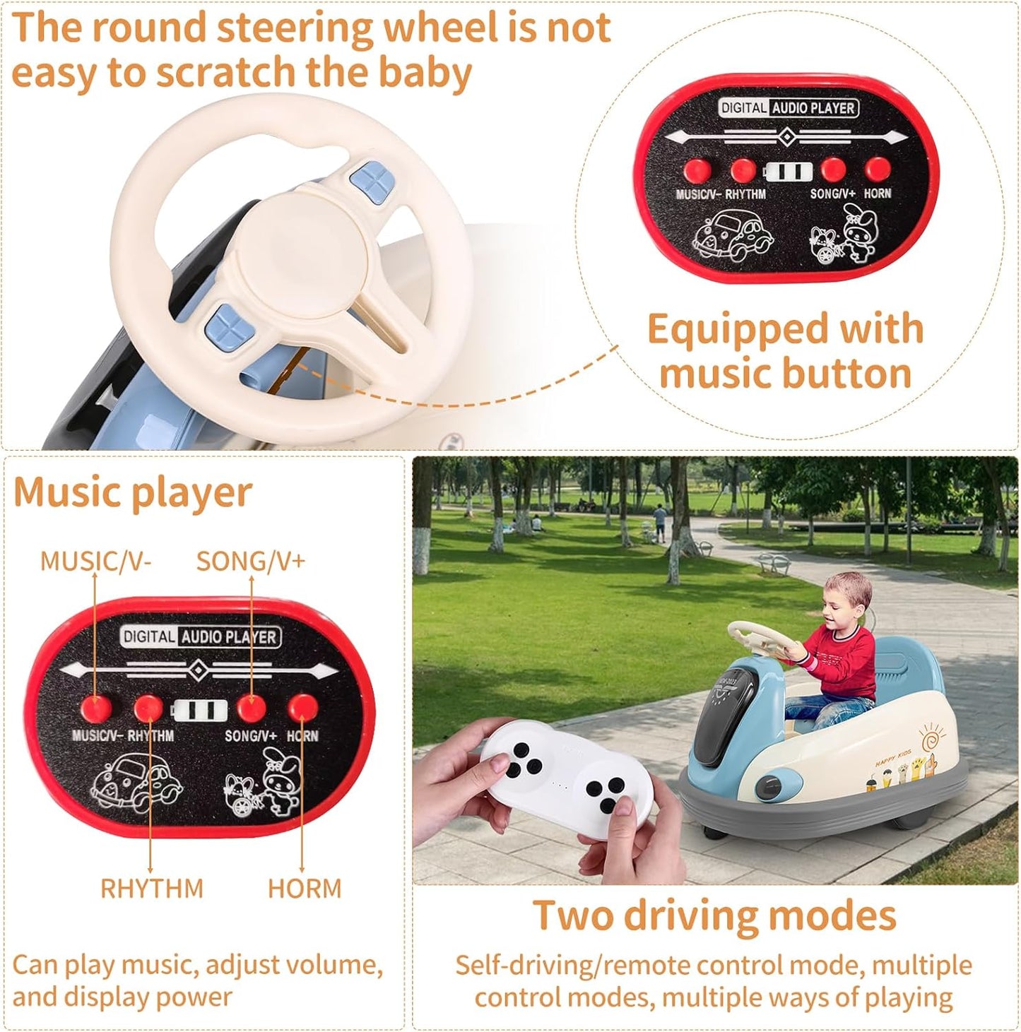 سيارة كاديلاك كهربائية للأطفال للأولاد والبنات 