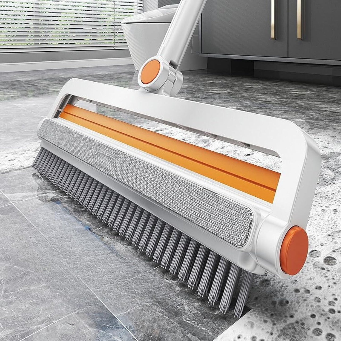 4-in-1 Room, Bathroom Cleaning Brush With Wiper | Limited stocks available