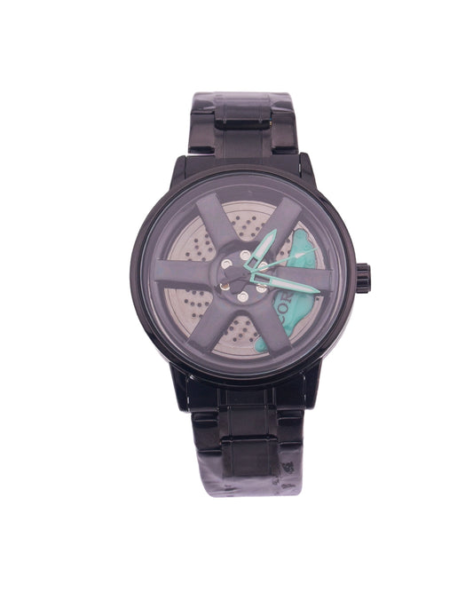 Coral Men’s Watch, New Stylish Wheel Rolling Dial, Wheel Watch (9181)-KYAMSTORE