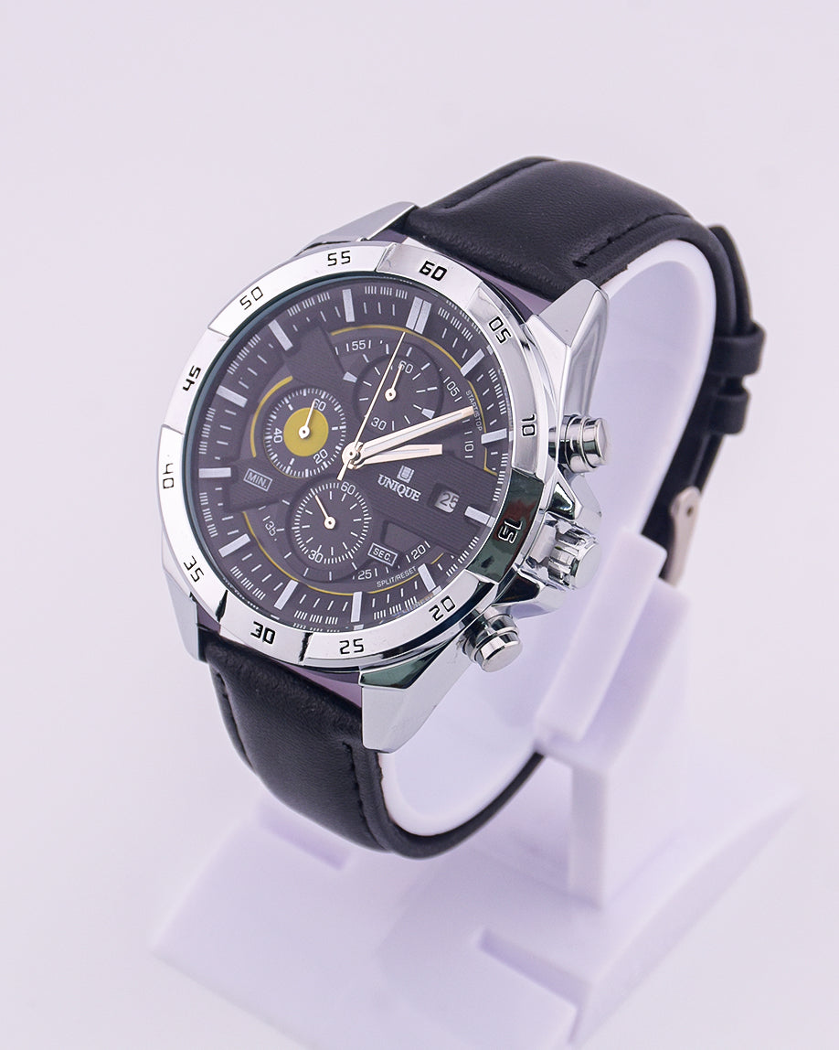 Coral Premium Analog Fashion Watch For Men With Date Function | Silicone Rubber Strap (8081)-KYAMSTORE