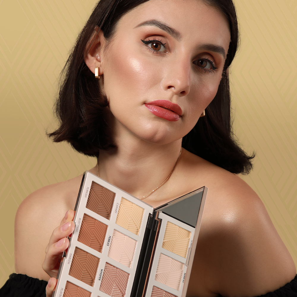 Backstage Essential Highlighter & Contour Powder Palette - BKS003-KYAMSTORE