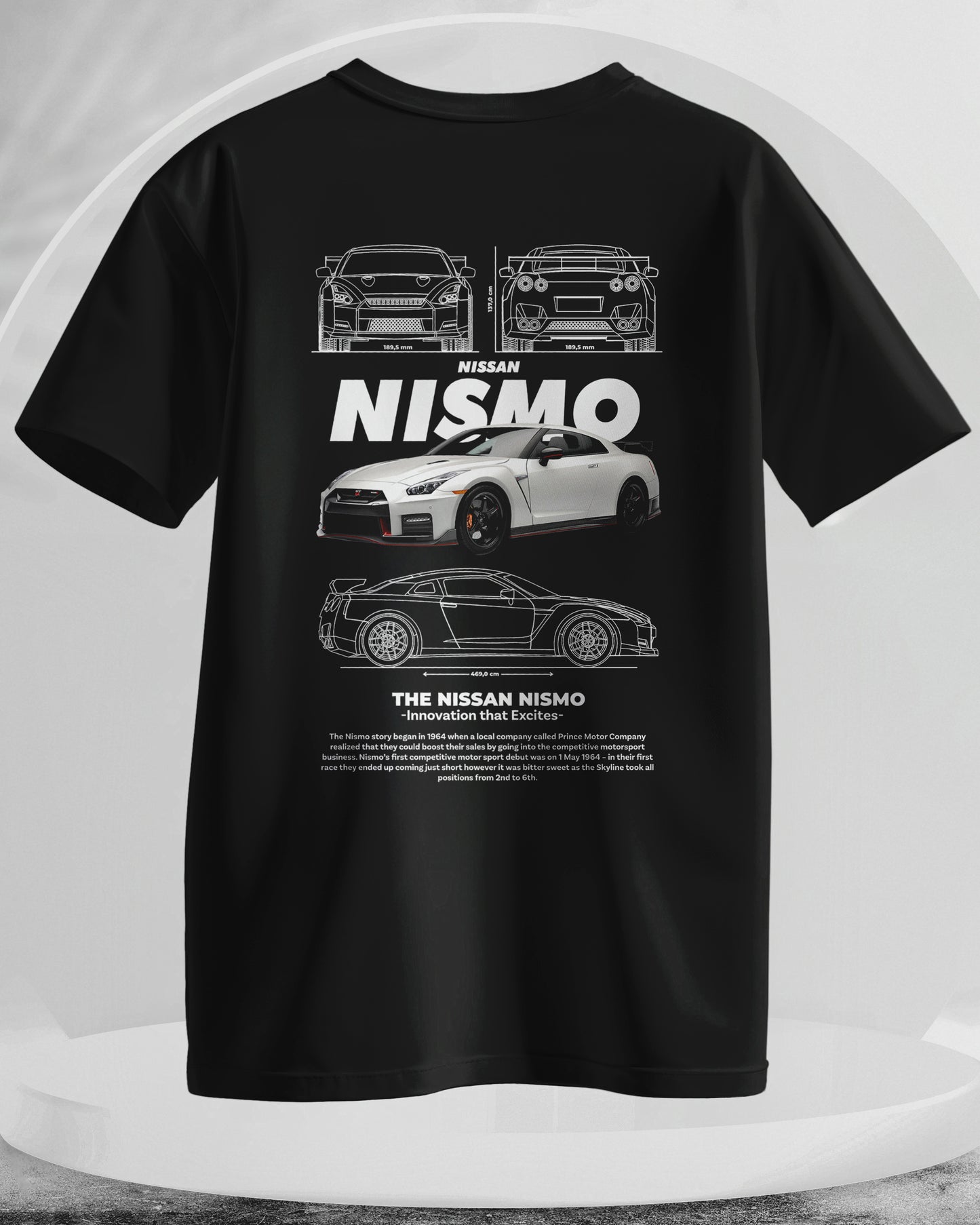 Nissan Nismo - Men Stylish Back Printed T-Shirts – (Regular)