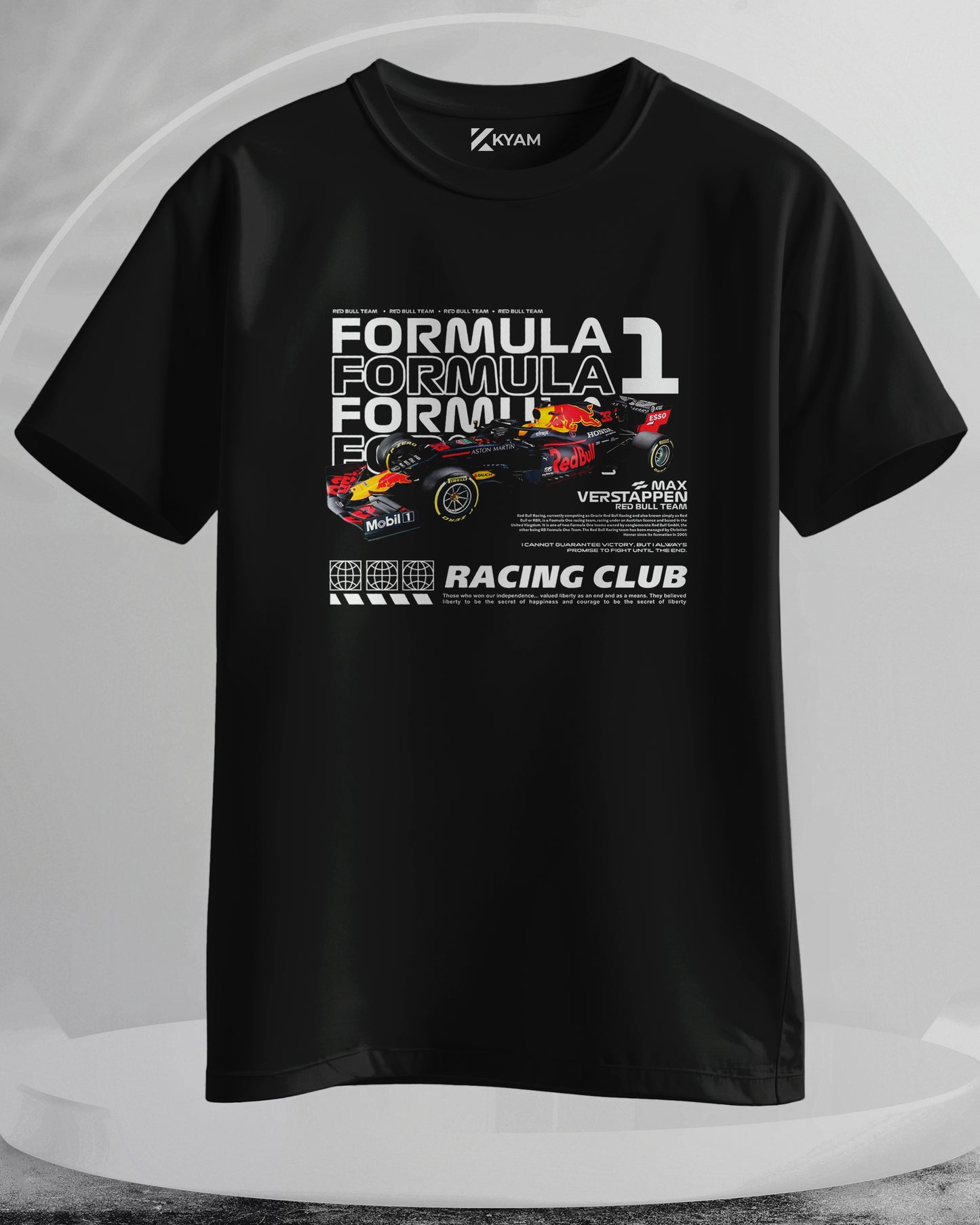 Formula 1 Red Bull Team - Men Stylish Printed T-Shirts – (Regular)