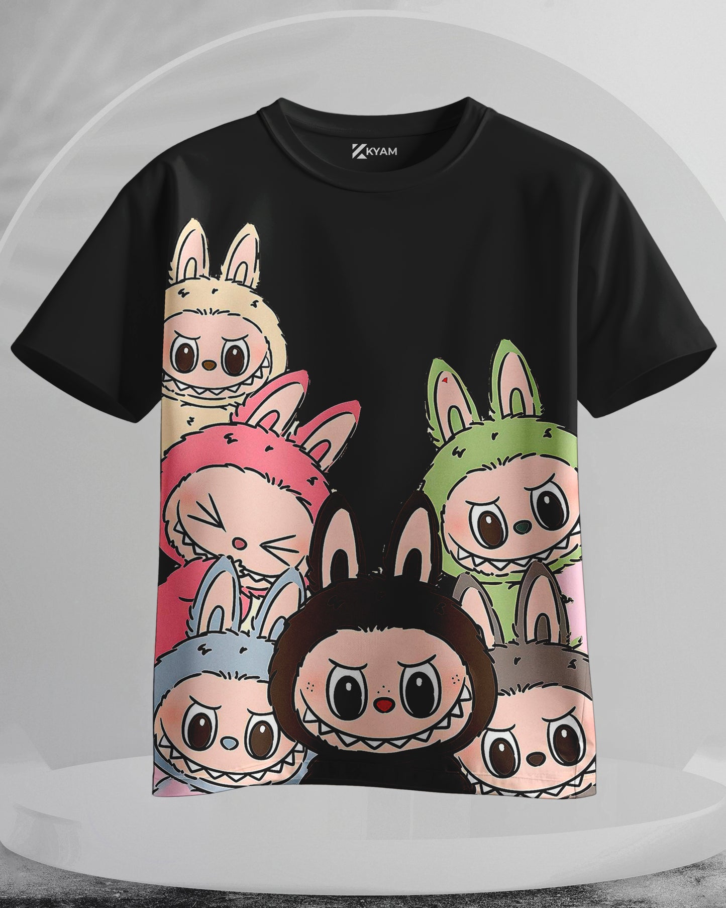 لابوبو - تيشيرتات رجالية أنيقة مطبوعة - (مقاس كبير)