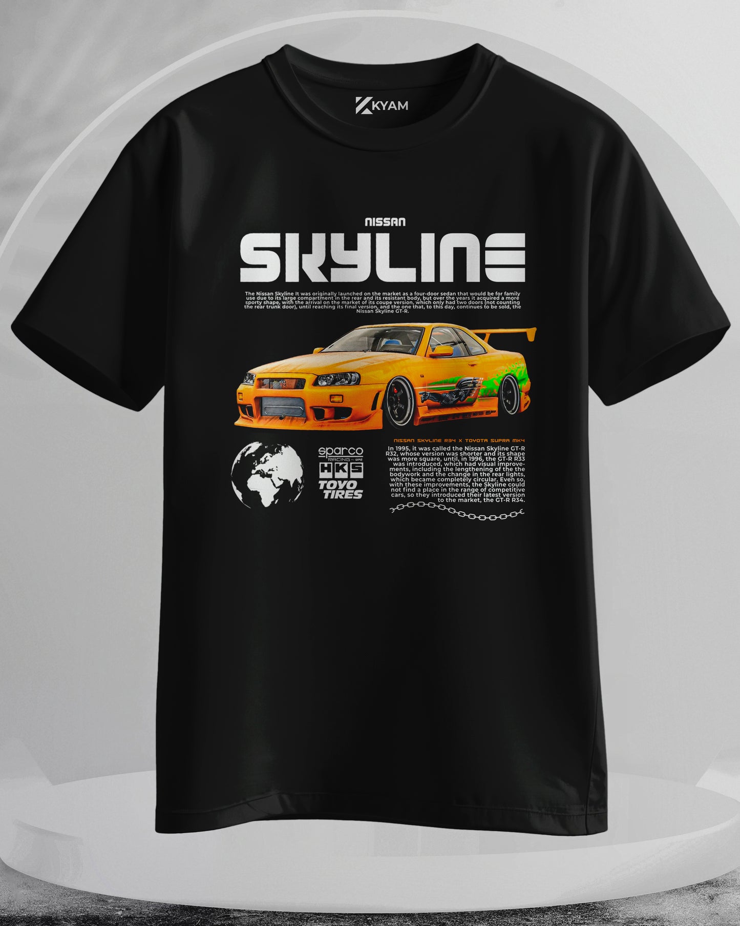 Nissan SKYLINE - Men Stylish Printed T-Shirts – (Regular)