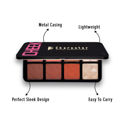 Character Pro Highlighter & Blush Palette - C-A201-KYAMSTORE