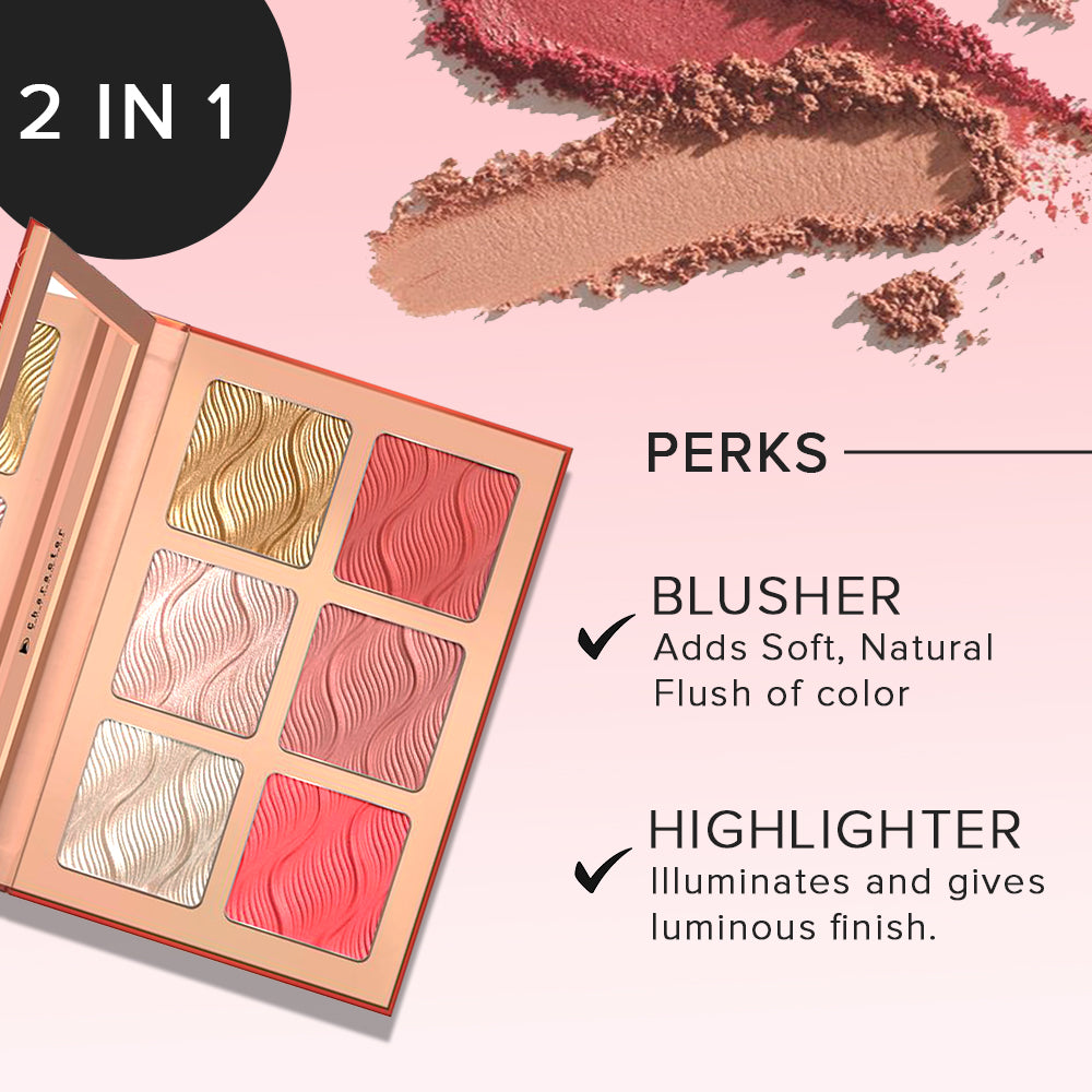 Character Glow & Blush Palette-KYAMSTORE