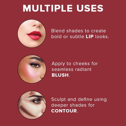 Character 15 Color Lip Define Palette - DDL001-KYAMSTORE