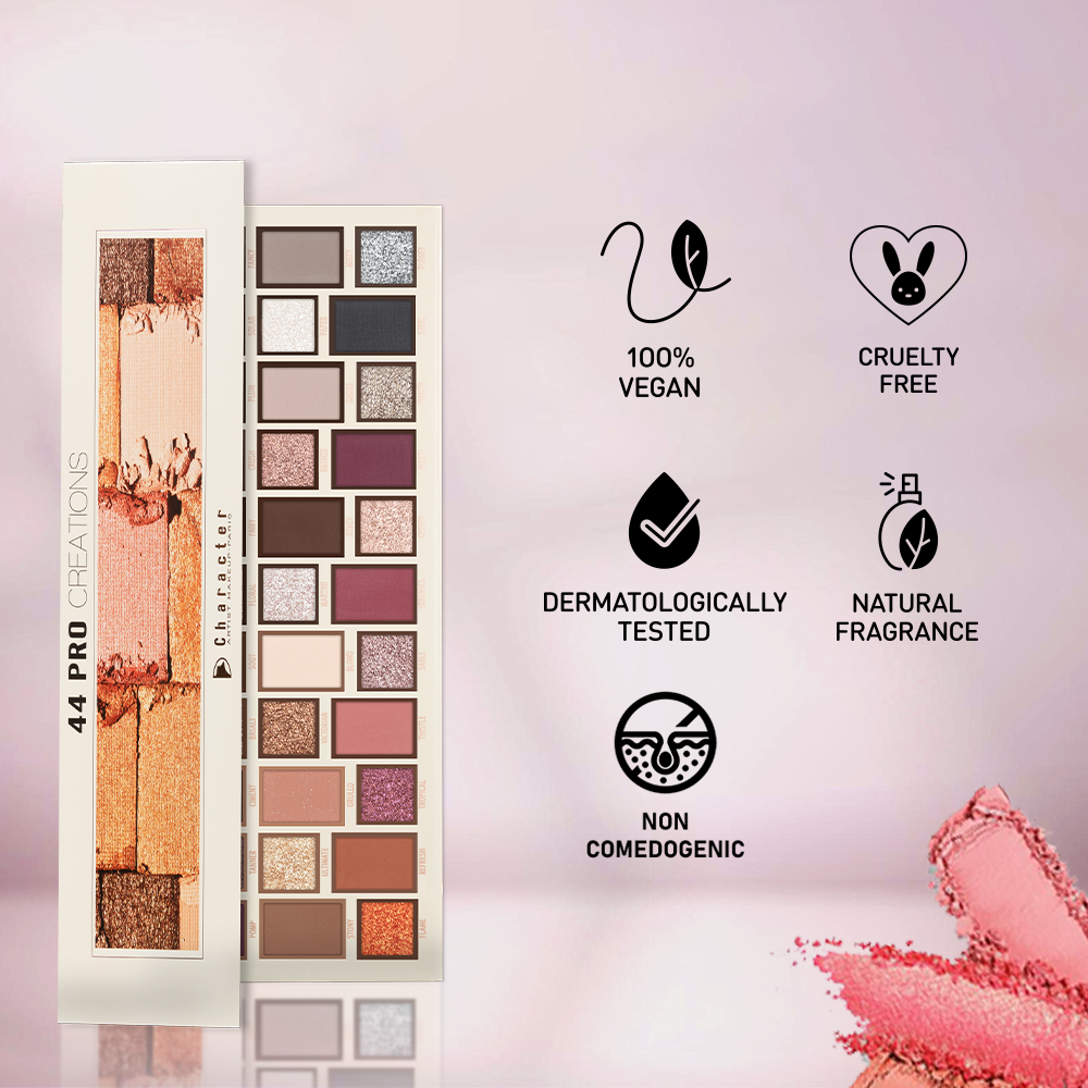 Character 44 Color Pro Creations Eyeshadow Palette - FFE001-KYAMSTORE