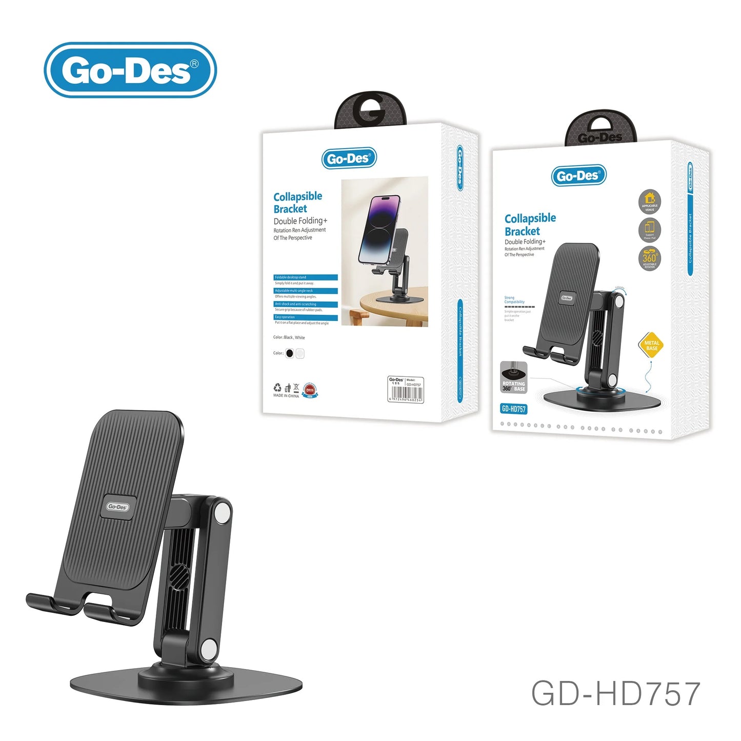 Go-Des collapsible bracket gd hd757