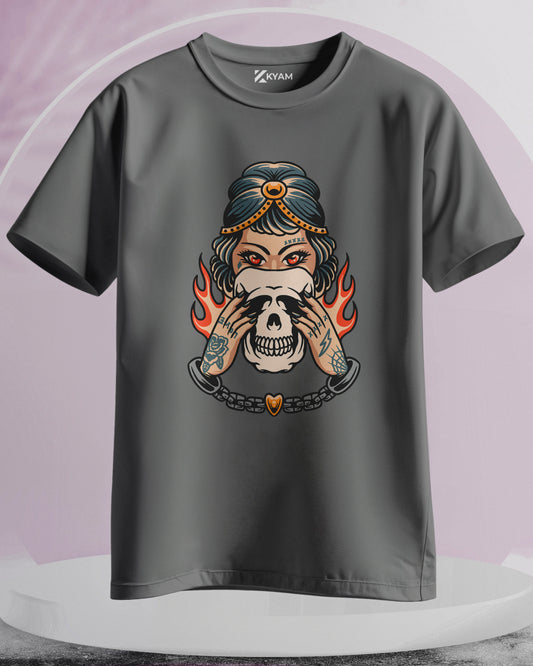 Mask Girl - Women Stylish Printed T-Shirts – (Regular)