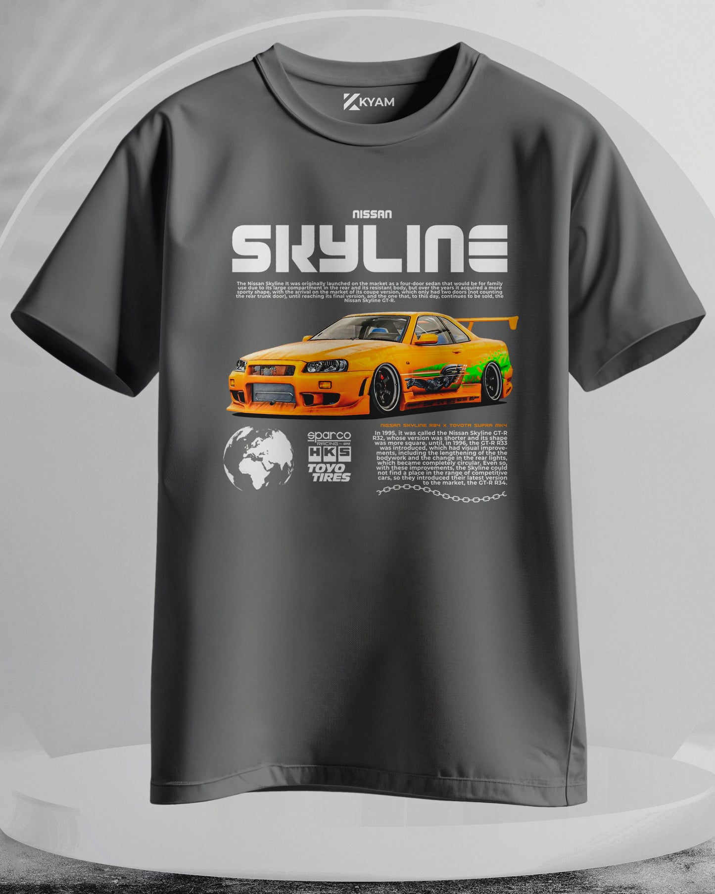 Nissan SKYLINE - Men Stylish Printed T-Shirts – (Regular)