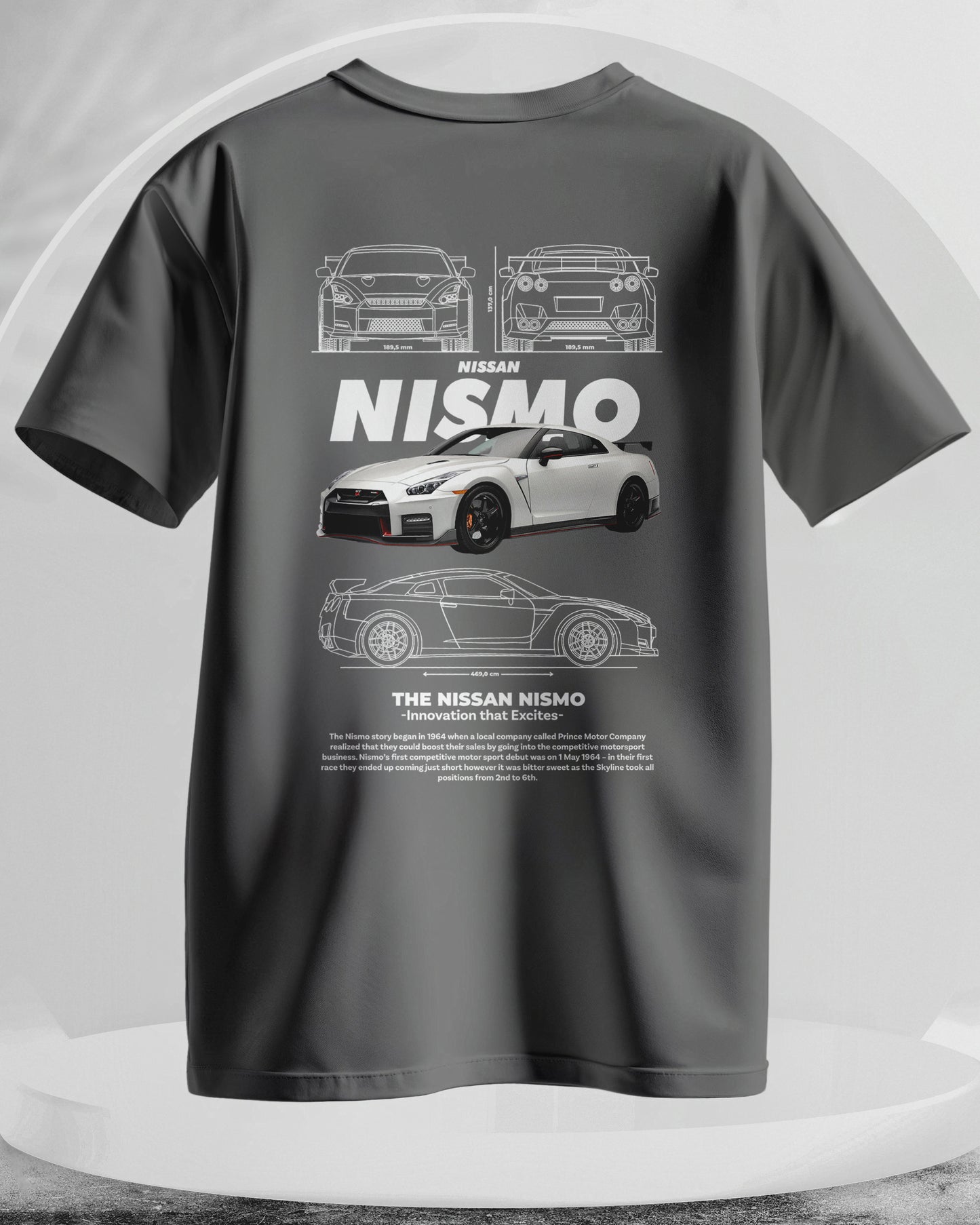 Nissan Nismo - Men Stylish Back Printed T-Shirts – (Regular)