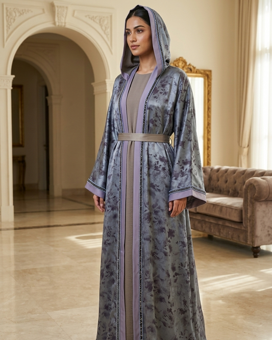 Premium Nida Material Modern Abaya - Luxury Dubai Everyday Wear