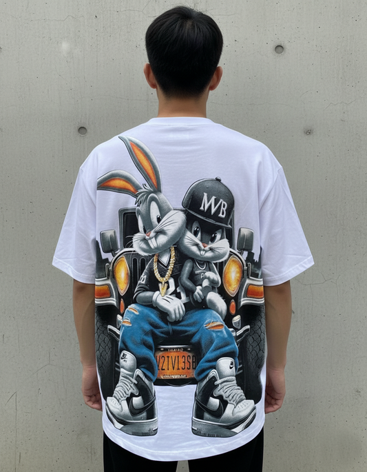 Stylish Custom Printed T-Shirt - (Oversized)