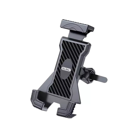 Go-Des GD-HD715 Shockproof Bicycle & Motorcycle Phone Holder with 360-Degree Rotation, Anti-Shake Mount