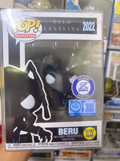 Funko Pop! Animation: Solo Leveling - Beru #2022 (Glow in the Dark - Z. Games Exclusive)