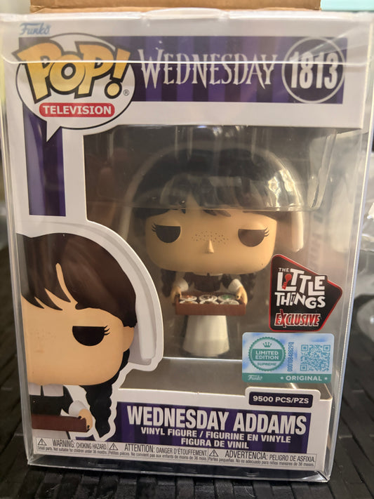 Funko Pop! Television: Wednesday - Wednesday Addams #1813 (The Little Things Exclusive - Limited to 9,500 Pcs)