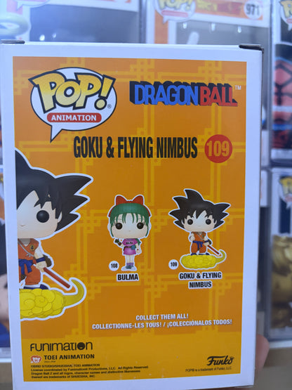 Funko Pop! VAULTED Dragon Ball - Goku & Flying Nimbus #109 (Galactic Toys Exclusive)