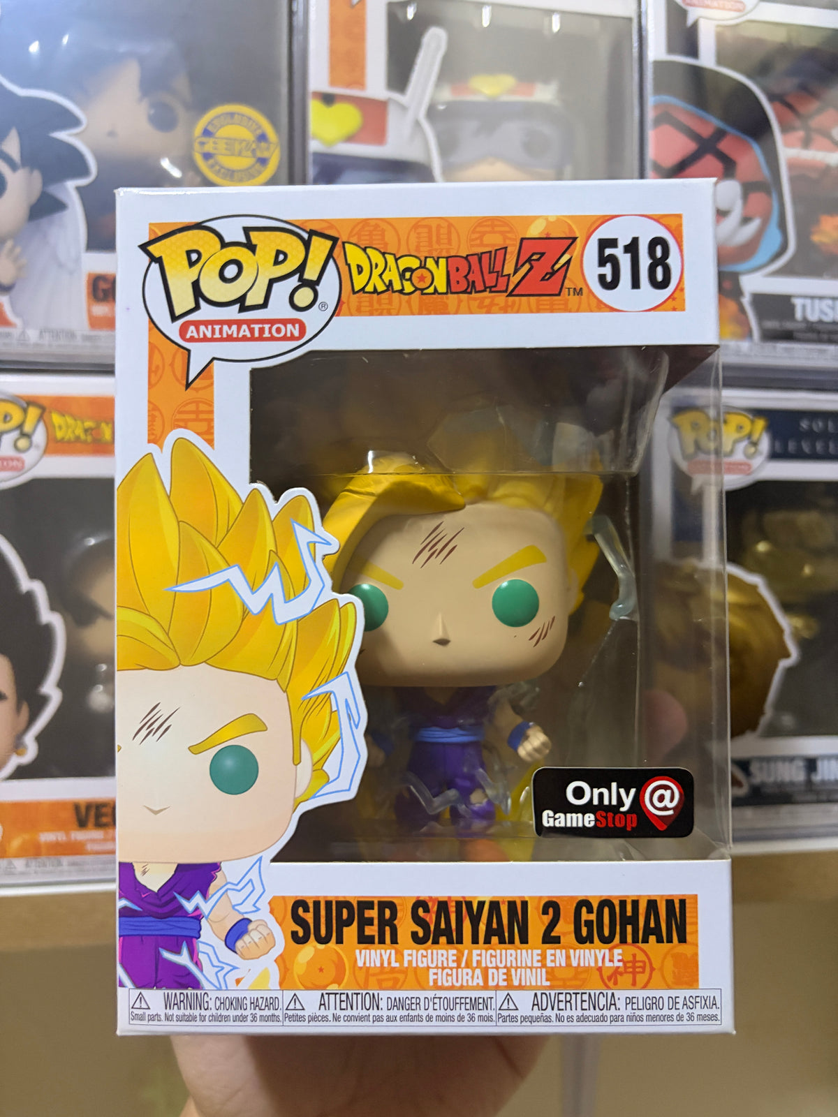 Funko Pop! VAULTED Dragon Ball Z - Super Saiyan 2 Gohan #518 (GameStop Exclusive)