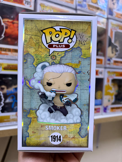 Funko Pop! Plus: One Piece – Smoker #1914 (Glow Chase Edition ( The Little Things Exclusive)
