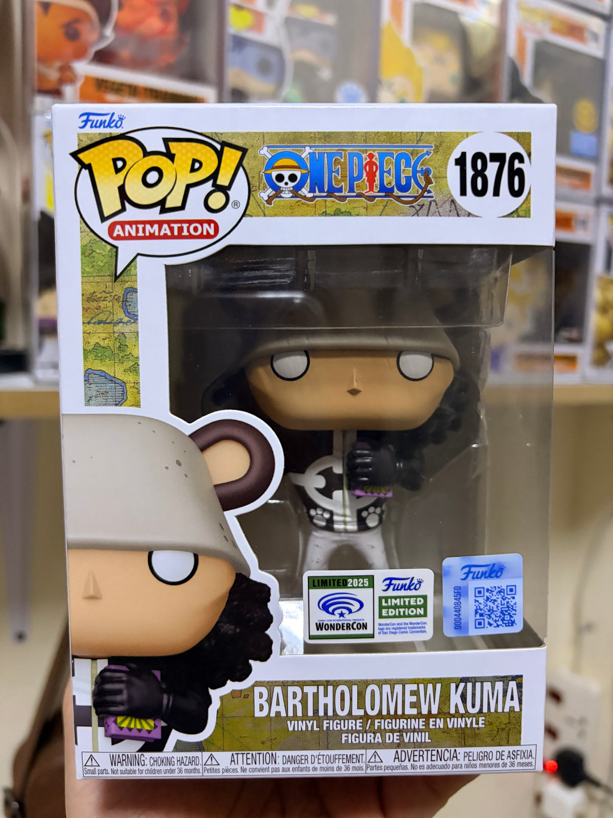 Funko Pop! Animation: One Piece – Bartholomew Kuma #1876 (WonderCon 2025 Limited Edition Exclusive)