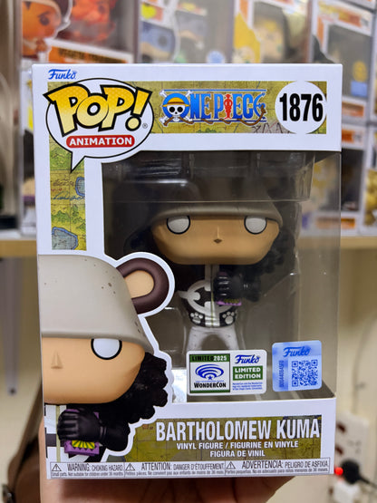 Funko Pop! Animation: One Piece – Bartholomew Kuma #1876 (WonderCon 2025 Limited Edition Exclusive)