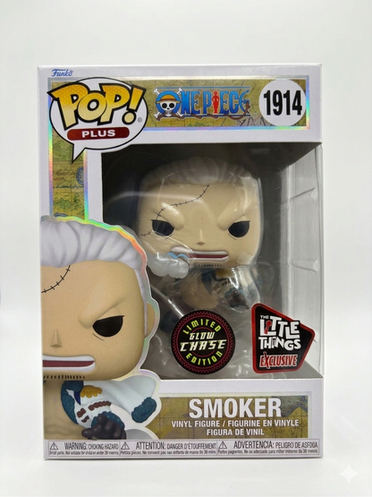 Funko Pop! Plus: One Piece – Smoker #1914 (Glow Chase Edition ( The Little Things Exclusive)
