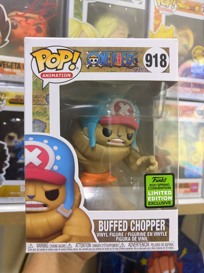 Funko Pop! One Piece - Buffed Chopper #918 (2021 Spring Convention Exclusive) - NEAR MINT