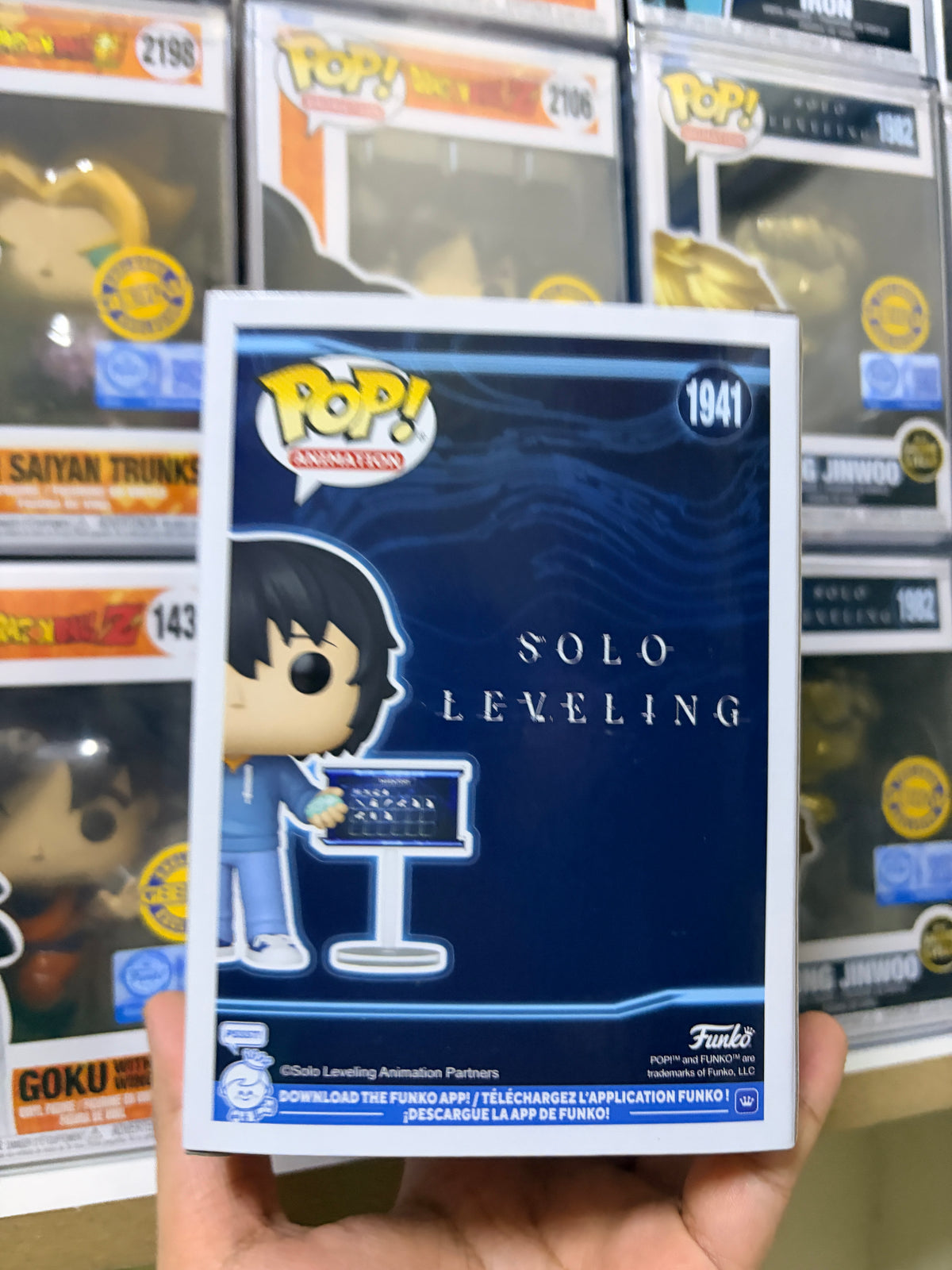 Funko Pop! Solo Leveling - Sung Jinwoo (E-Rank) #1941 (Anime Expo Limited Edition)