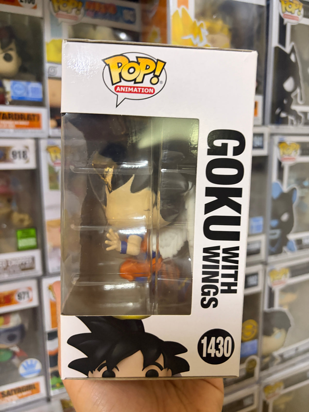 Funko Pop! Dragon Ball Z - Goku with Wings (Flocked) #1430 (Geekay Exclusive)