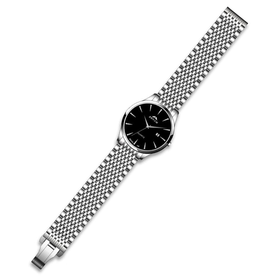 Arrow Men’s Analog Display | Stainless Steel Strap | With Color Variations (5901)-KYAMSTORE
