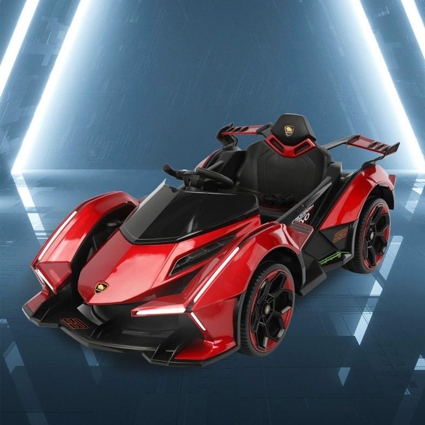 Lambo Electric Sports Car for Kids (Red)-KYAMSTORE